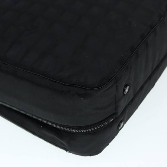 CHANEL New Travel Line Travel Case Nylon Black CC Auth yk14766 - Picture 15 of 16